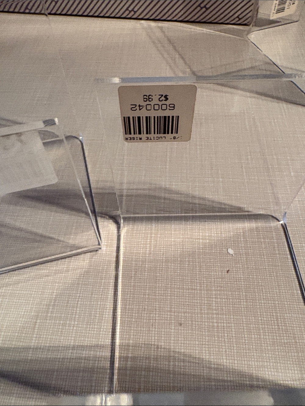 Lucky Brand Clear Acrylic Organizer - Transparent set of 4. - Picture 4 of 4